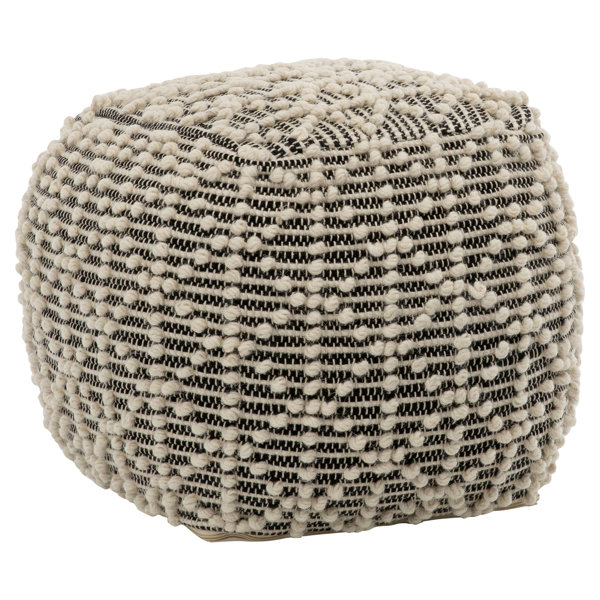 Dovetail Furniture Vaal Round Pouf Perigold